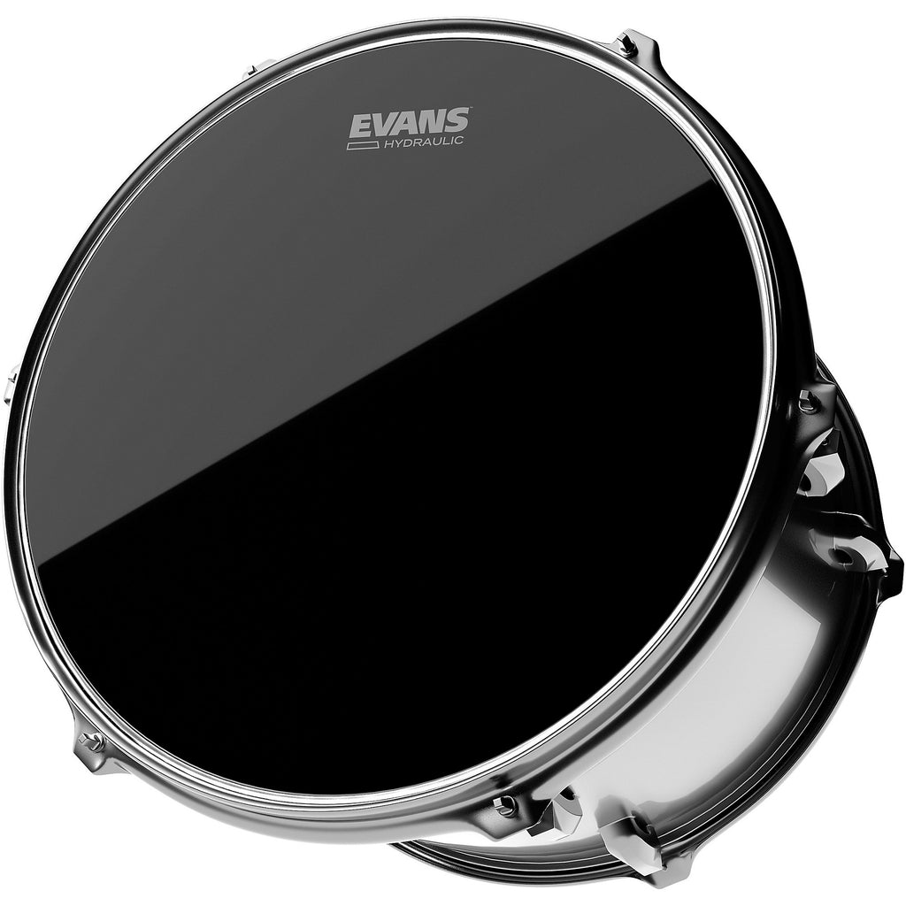 Evans Hydraulic Black Tom Batter Drum Head