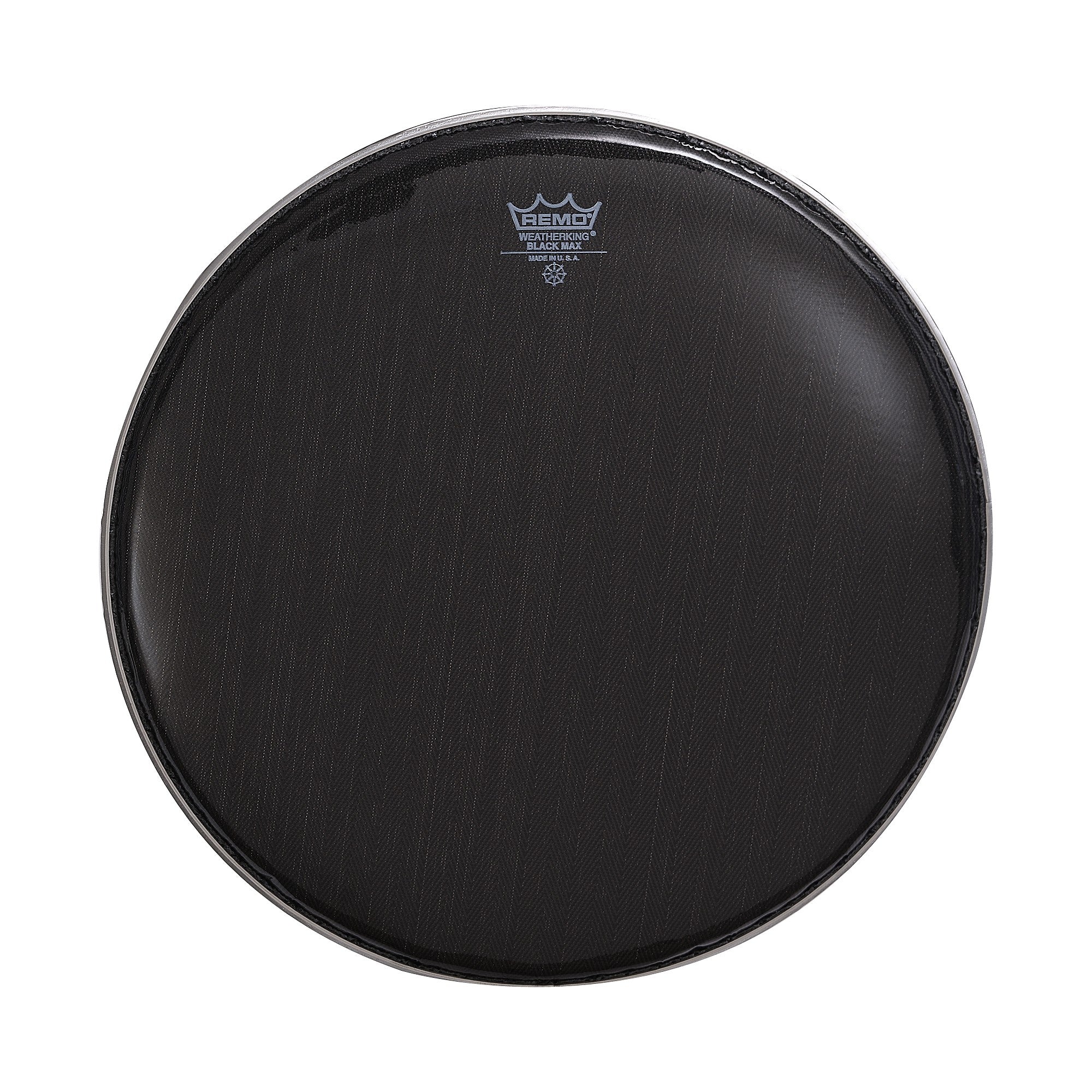 Remo Black Max Crimped Marching Snare Drum Head