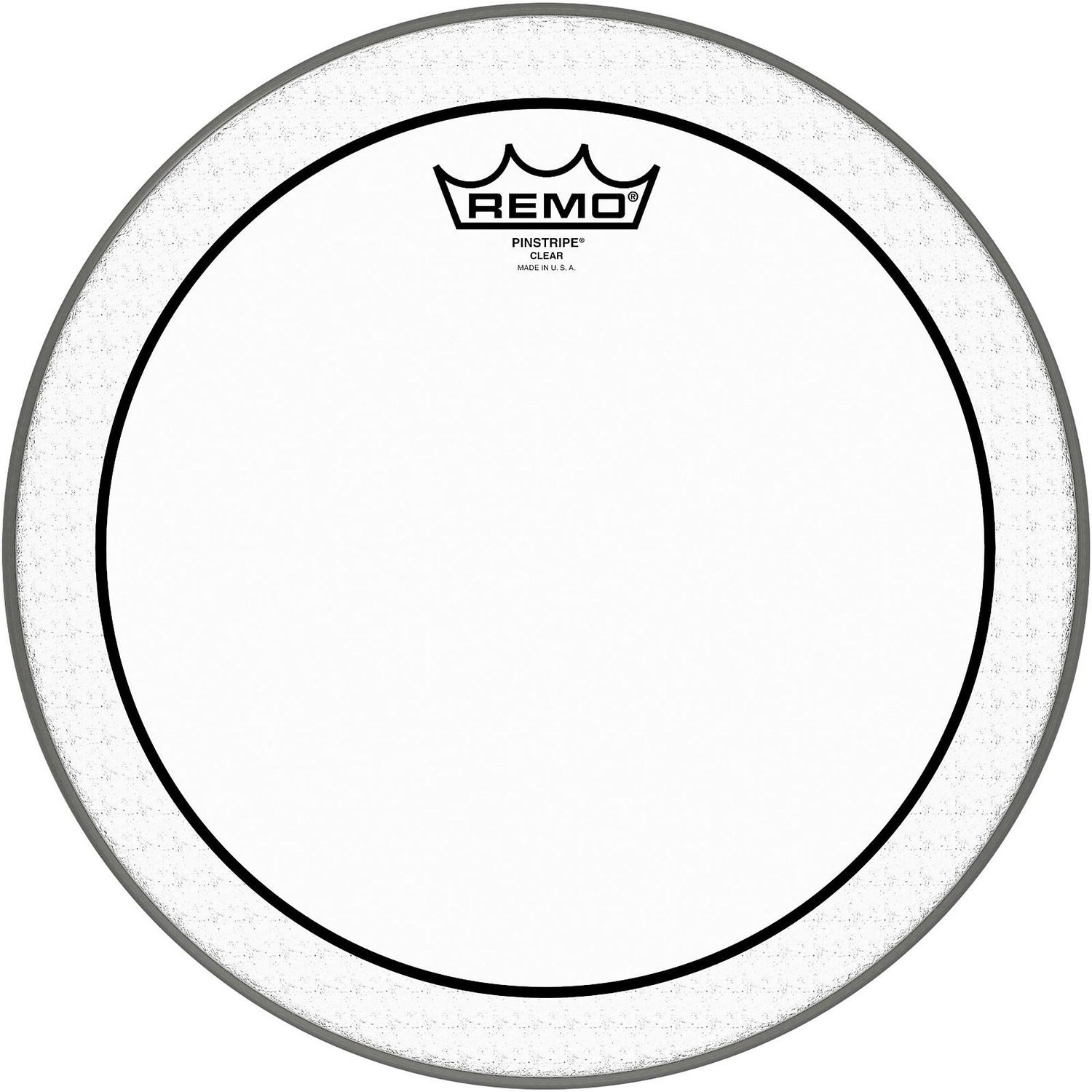 Remo Clear Pinstripe Head