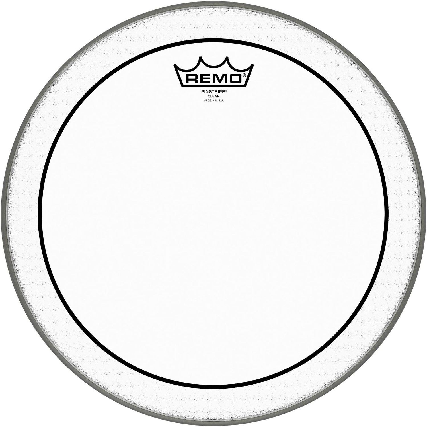 Remo Clear Pinstripe Head