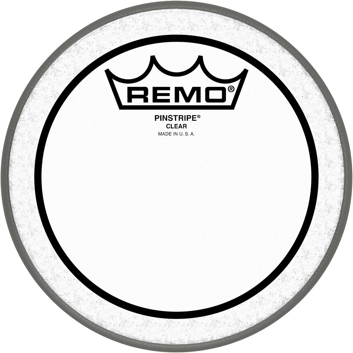 Remo Clear Pinstripe Head
