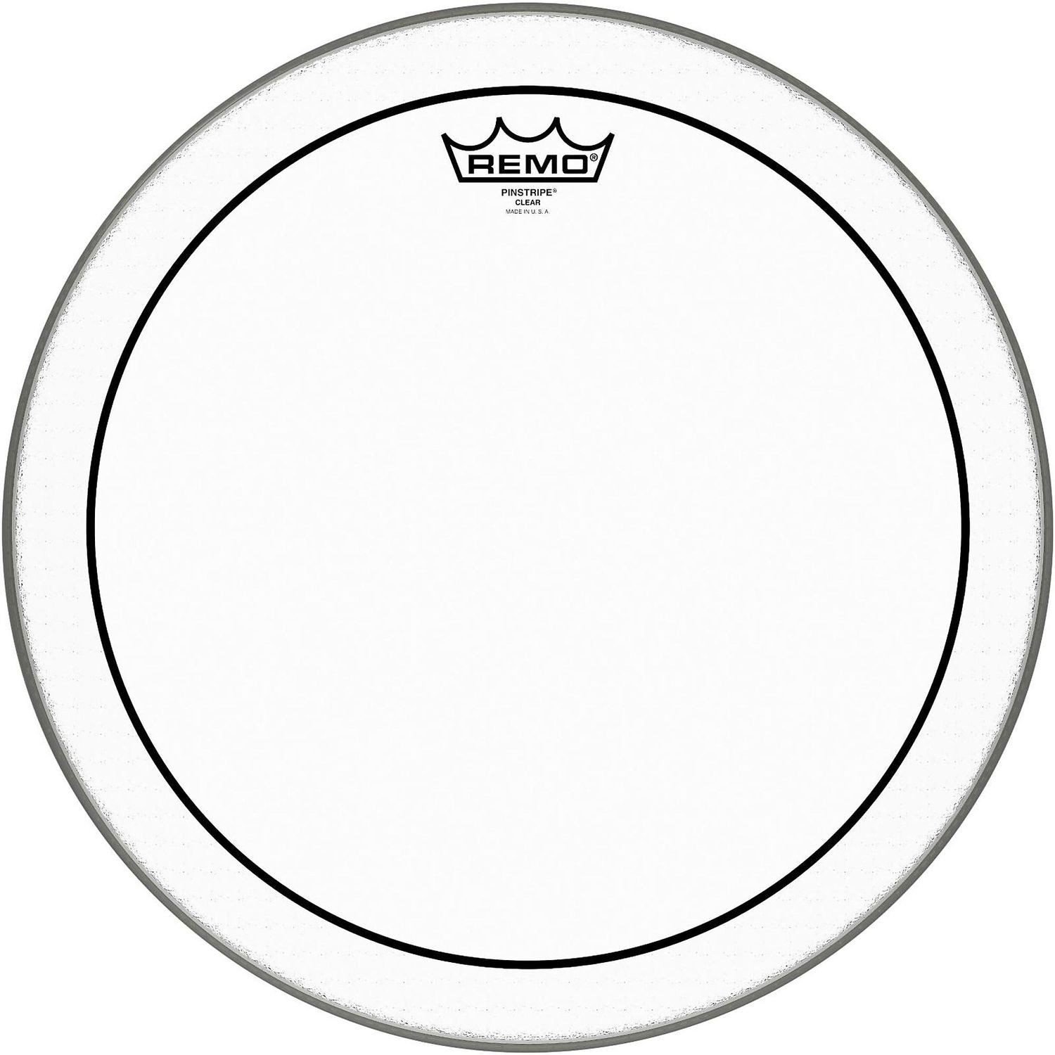 Remo Clear Pinstripe Head