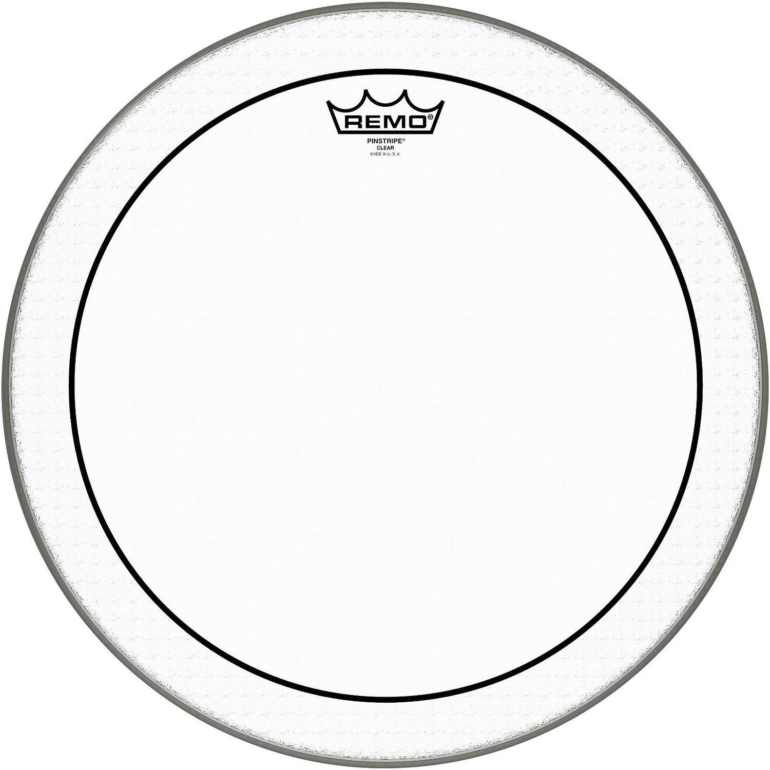 Remo Clear Pinstripe Head