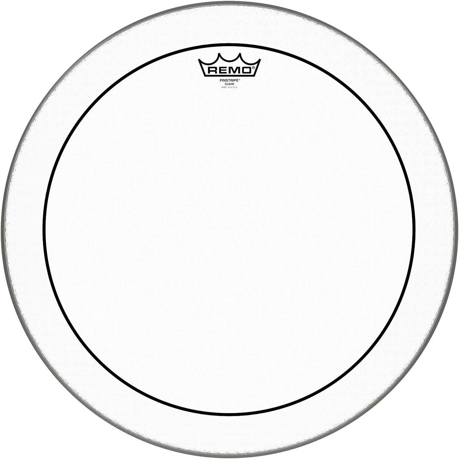Remo Clear Pinstripe Head