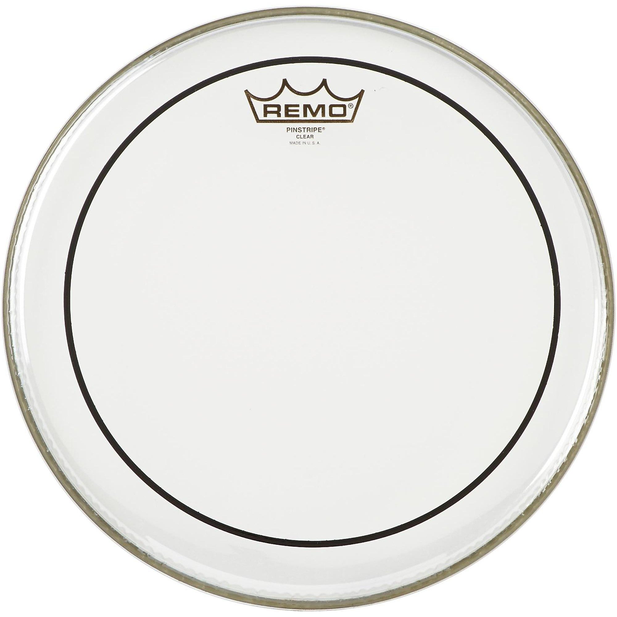 Remo Clear Pinstripe Pro Pack With Free 14-inch Controlled Sound X Snare Head