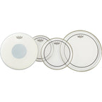 Remo Clear Pinstripe Pro Pack With Free 14-inch Controlled Sound X Snare Head