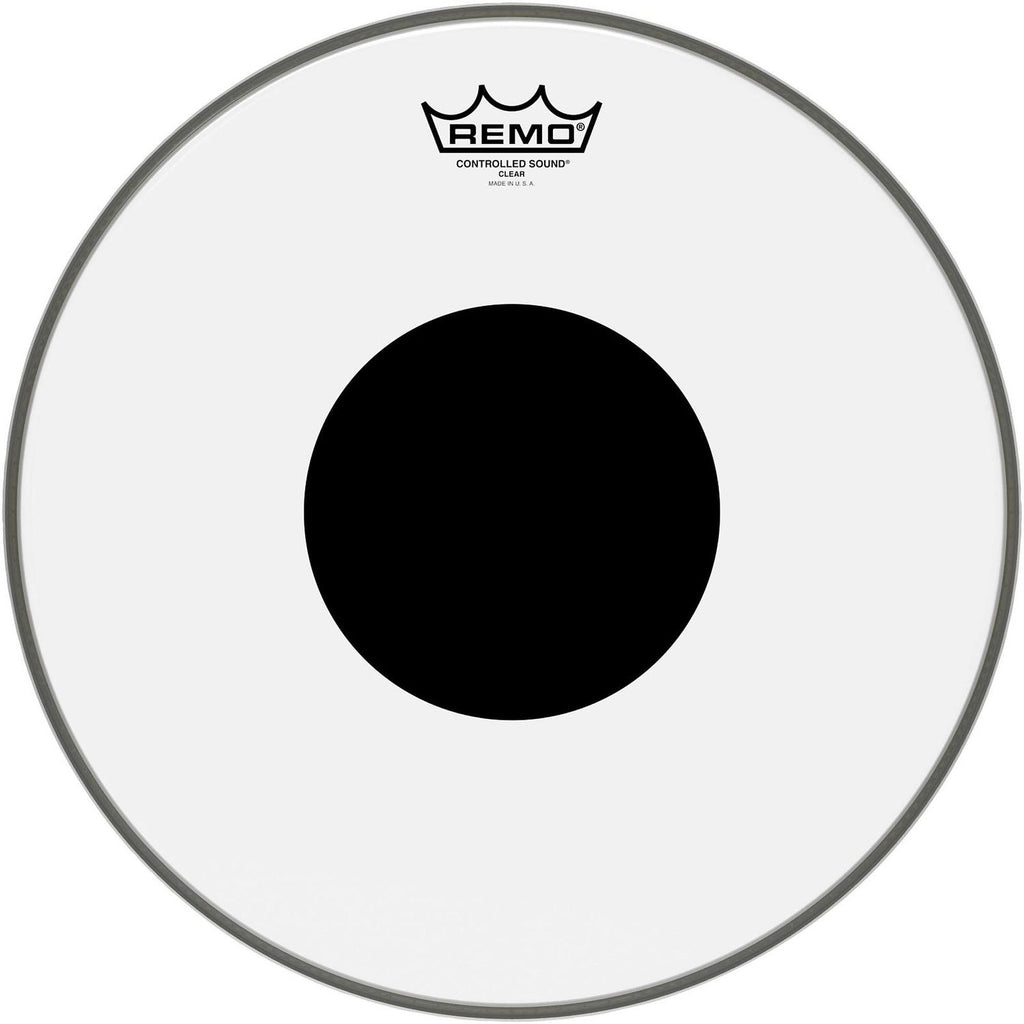 Remo Controlled Sound Black Dot Batter Head