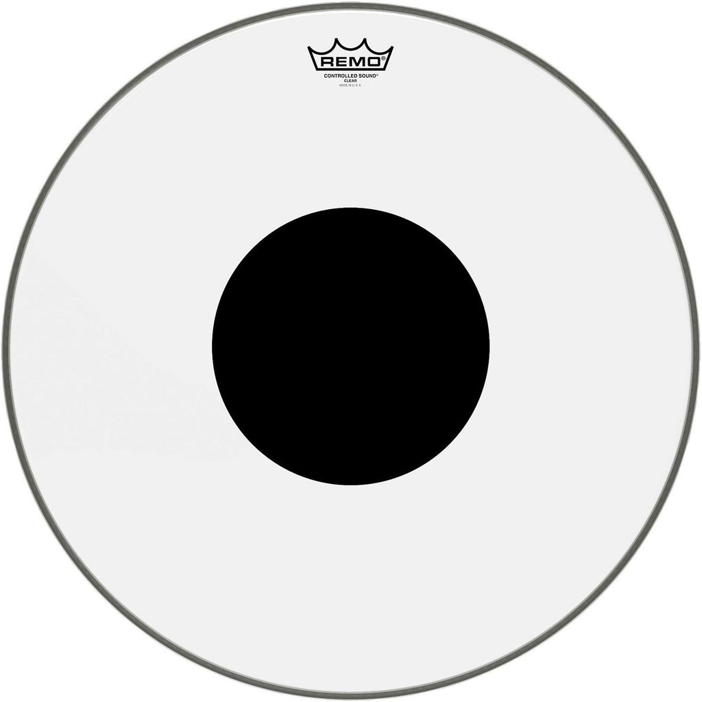 Remo Controlled Sound Black Dot Batter Head