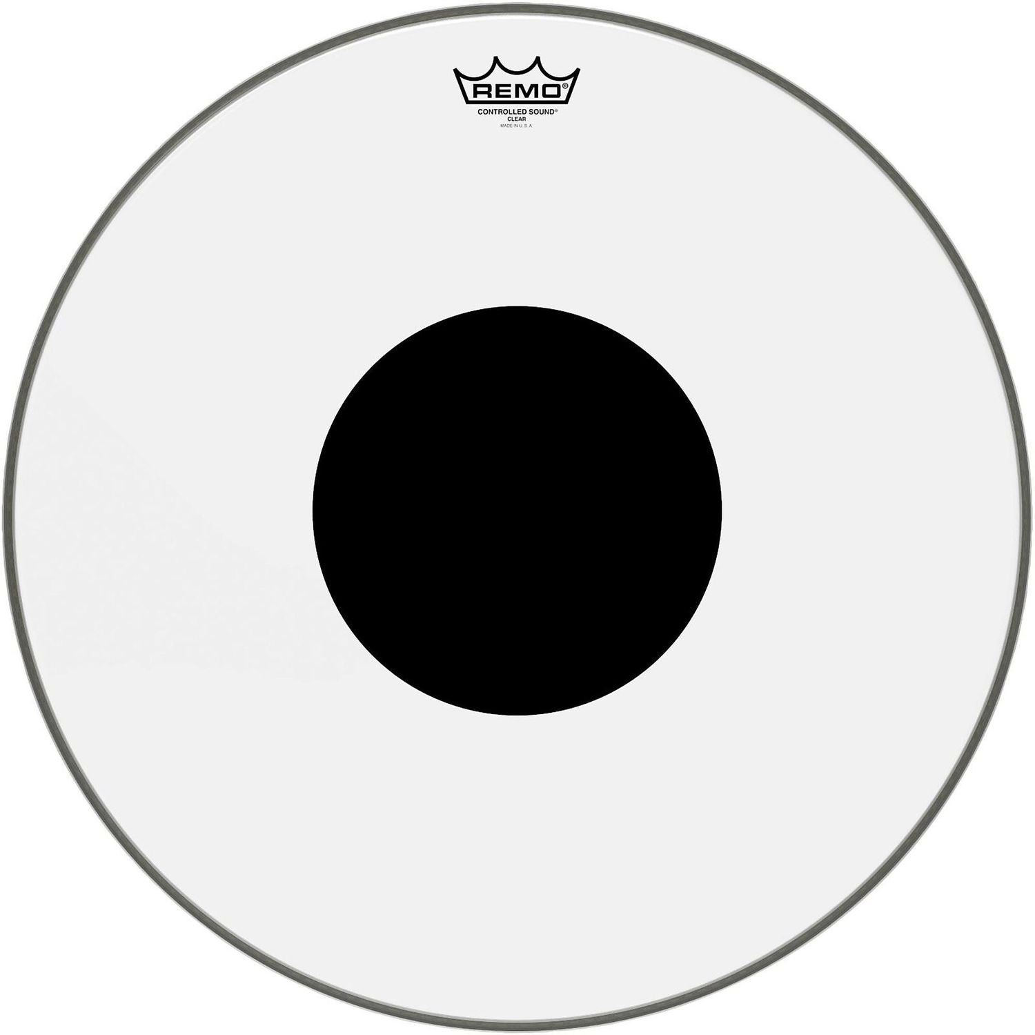 Remo Controlled Sound Black Dot Batter Head