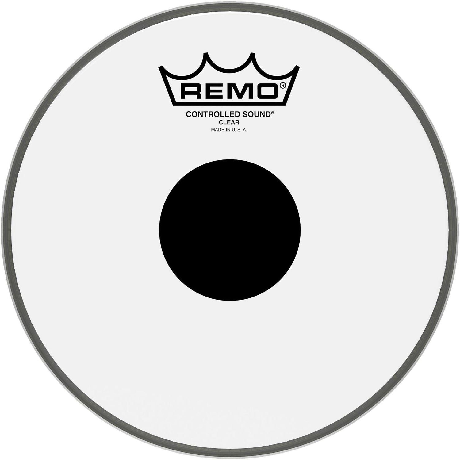 Remo Controlled Sound Black Dot Batter Head