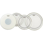 Remo Clear Pinstripe Pro Pack With Free 14-inch Controlled Sound X Snare Head