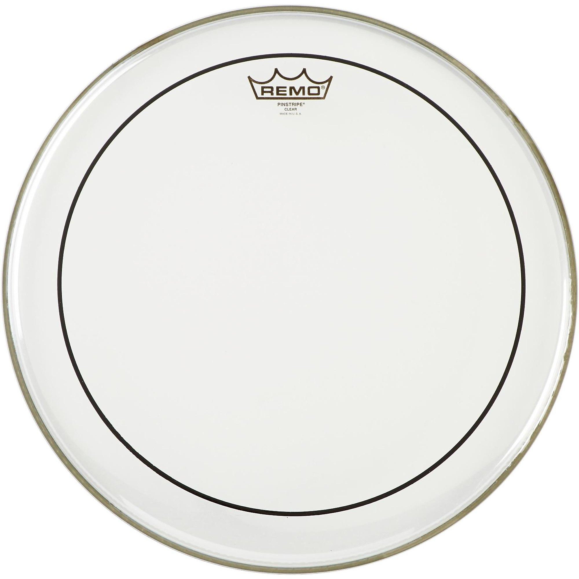Remo Clear Pinstripe Pro Pack With Free 14-inch Controlled Sound X Snare Head