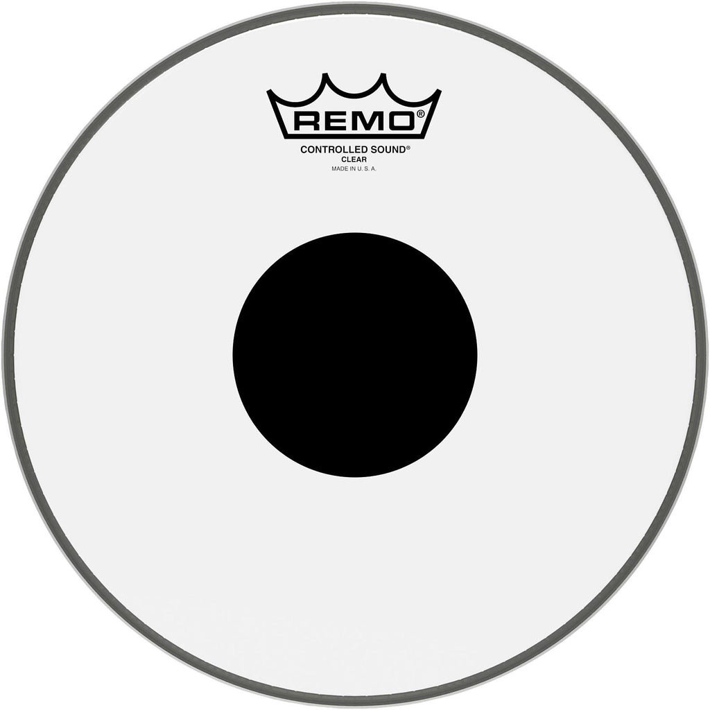 Remo Controlled Sound Black Dot Batter Head