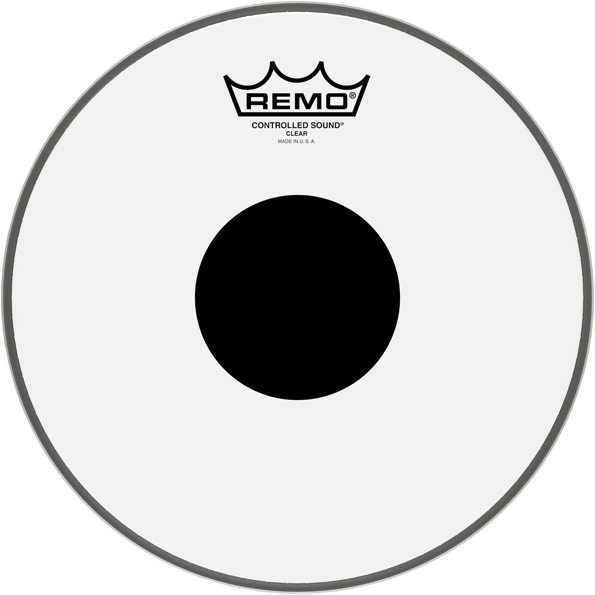 Remo Controlled Sound Black Dot Batter Head