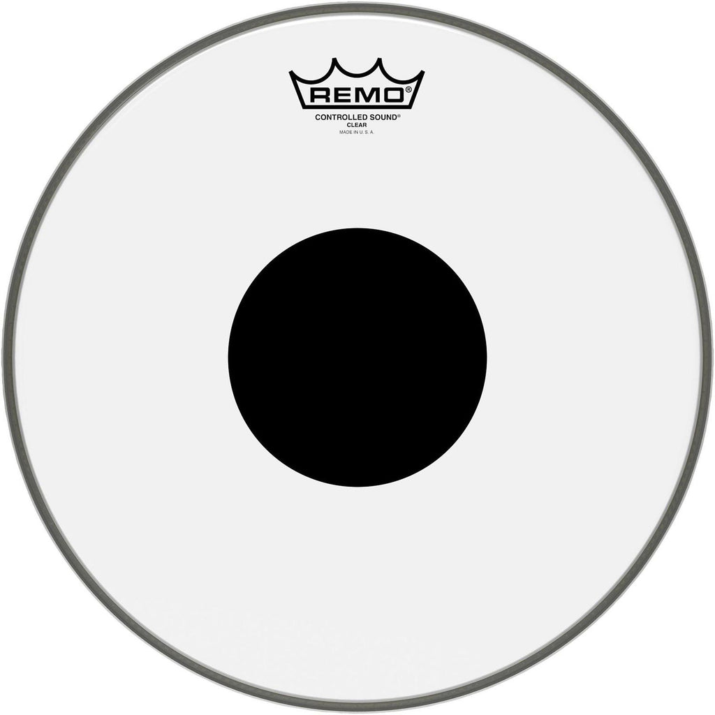 Remo Controlled Sound Black Dot Batter Head