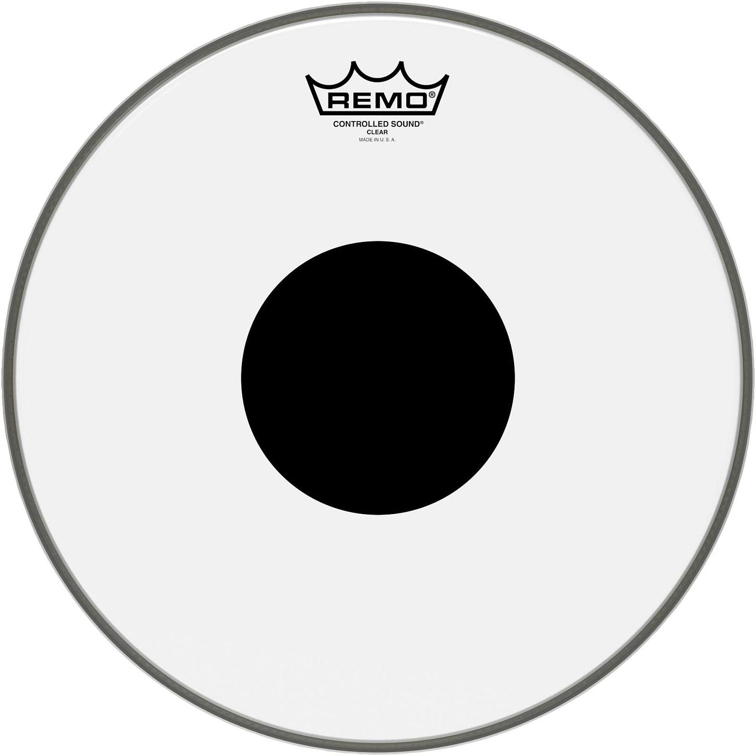Remo Controlled Sound Black Dot Batter Head