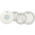 Remo Clear Pinstripe Pro Pack With Free 14-inch Controlled Sound X Snare Head
