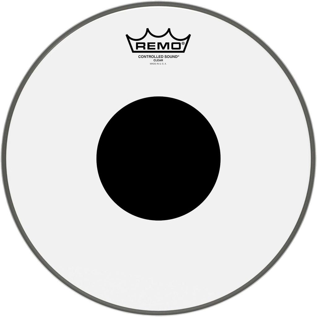 Remo Controlled Sound Black Dot Batter Head