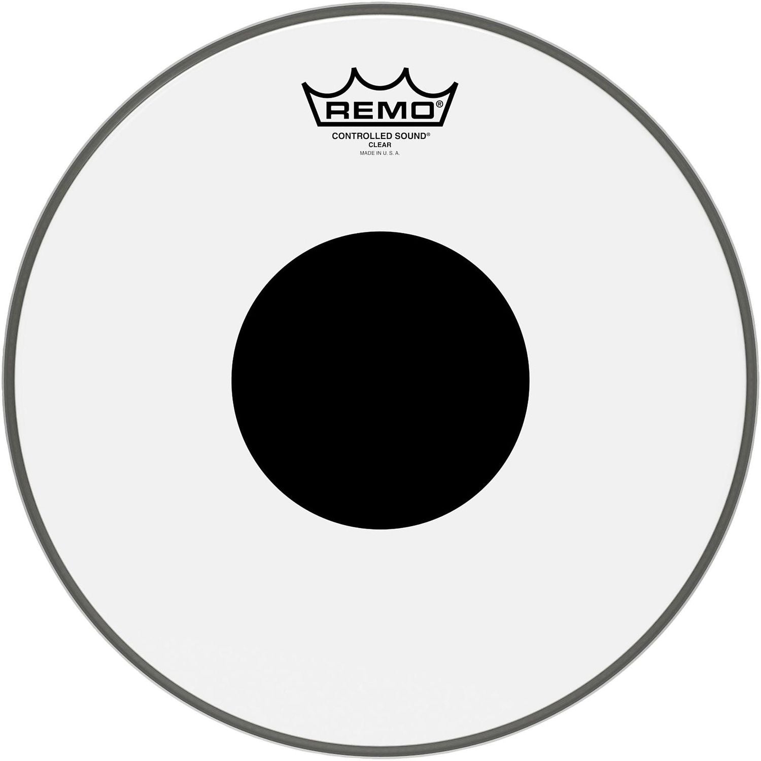 Remo Controlled Sound Black Dot Batter Head