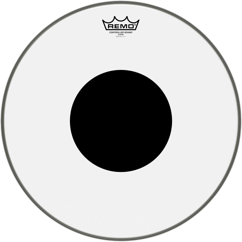 Remo Controlled Sound Black Dot Batter Head