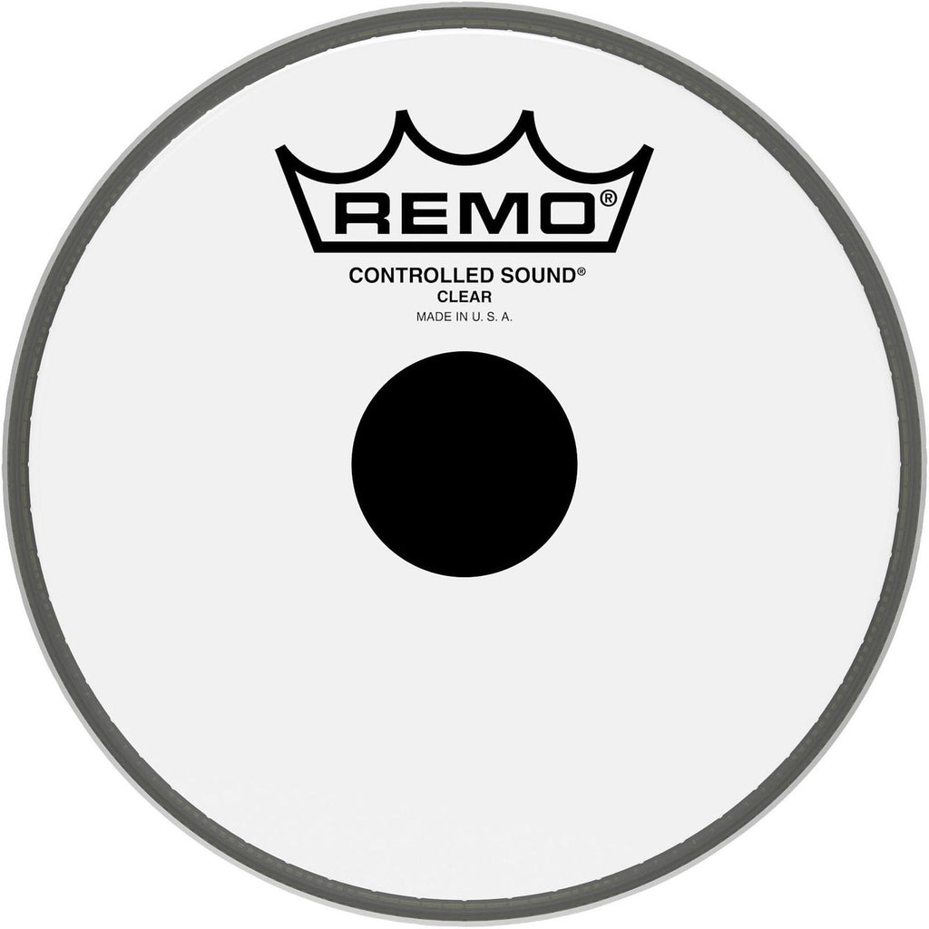 Remo Controlled Sound Black Dot Batter Head