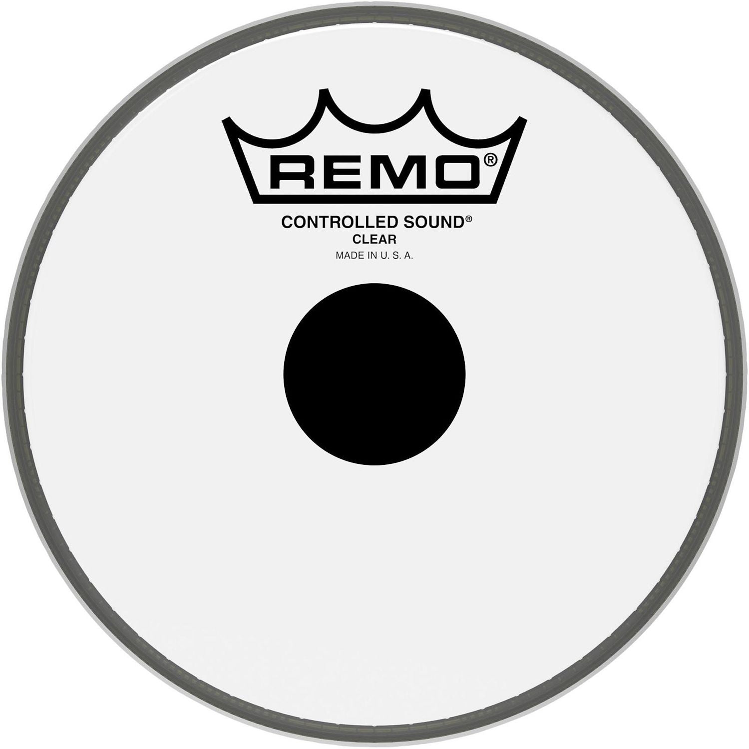 Remo Controlled Sound Black Dot Batter Head