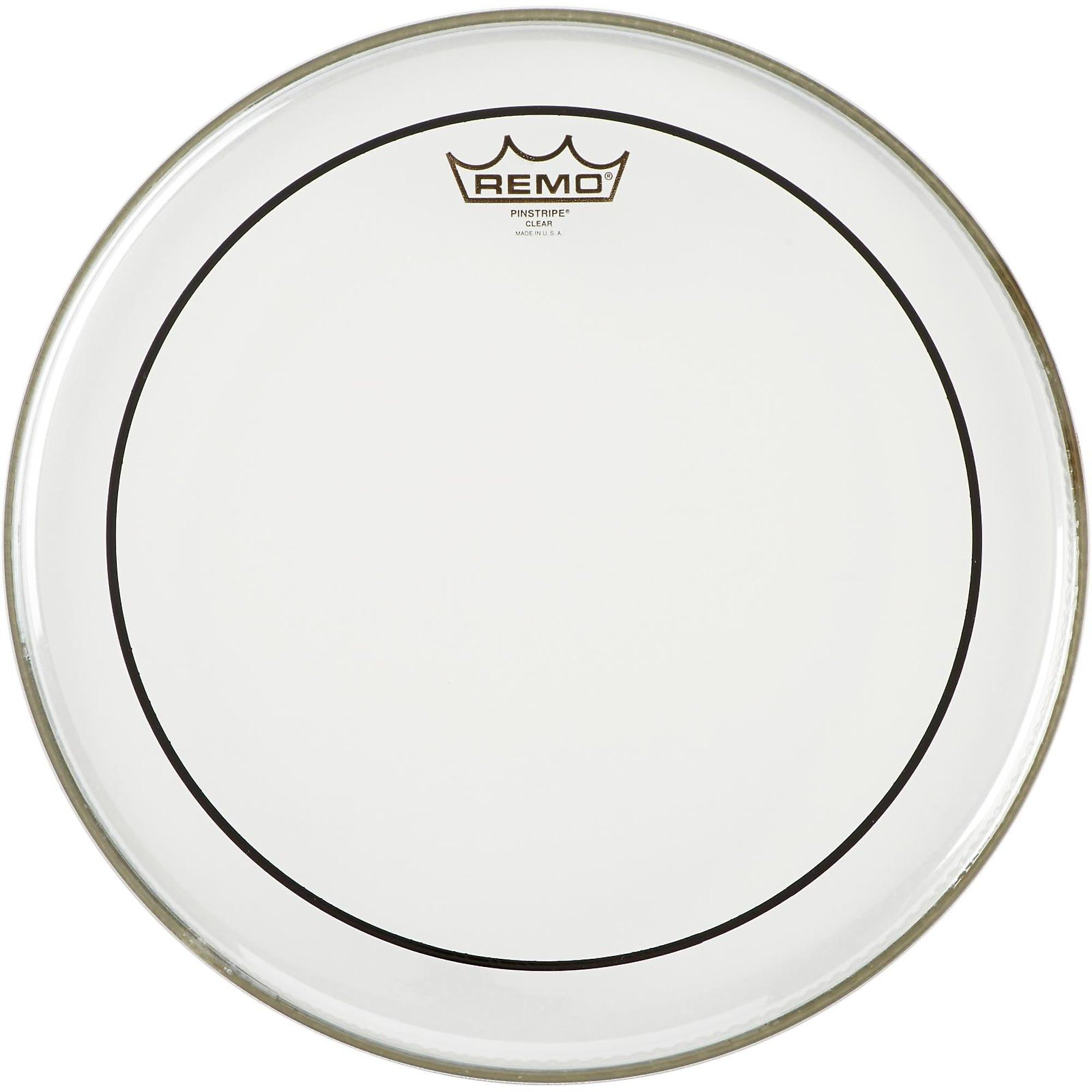 Remo Clear Pinstripe Pro Pack With Free 14-inch Controlled Sound X Snare Head