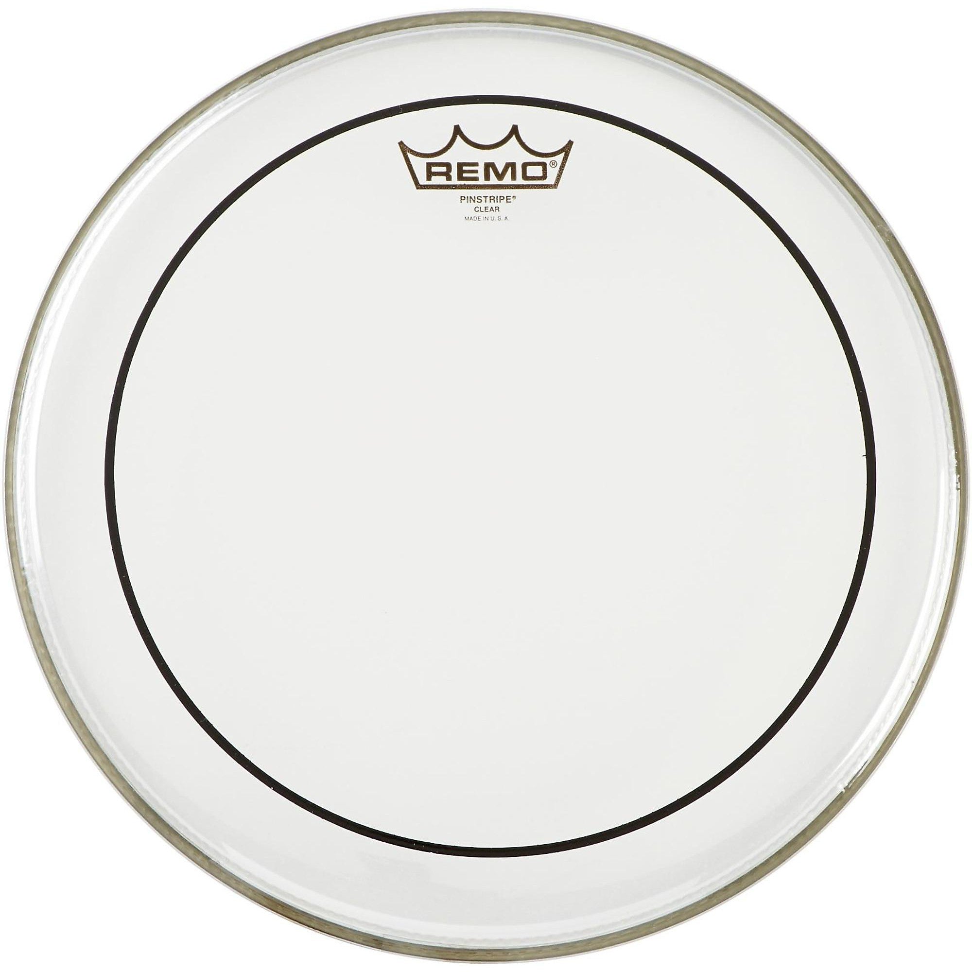 Remo Clear Pinstripe Pro Pack With Free 14-inch Controlled Sound X Snare Head