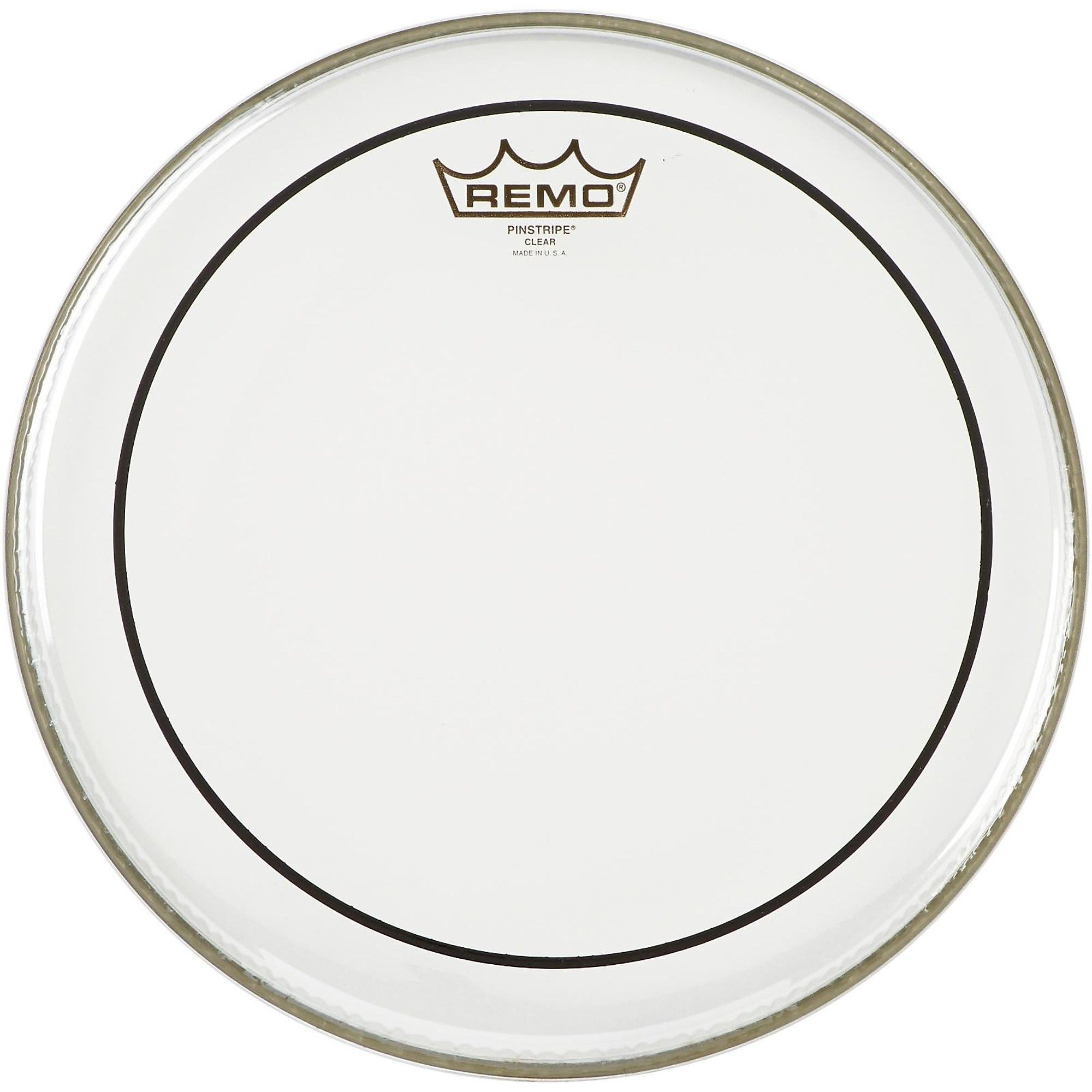 Remo Clear Pinstripe Pro Pack With Free 14-inch Controlled Sound X Snare Head