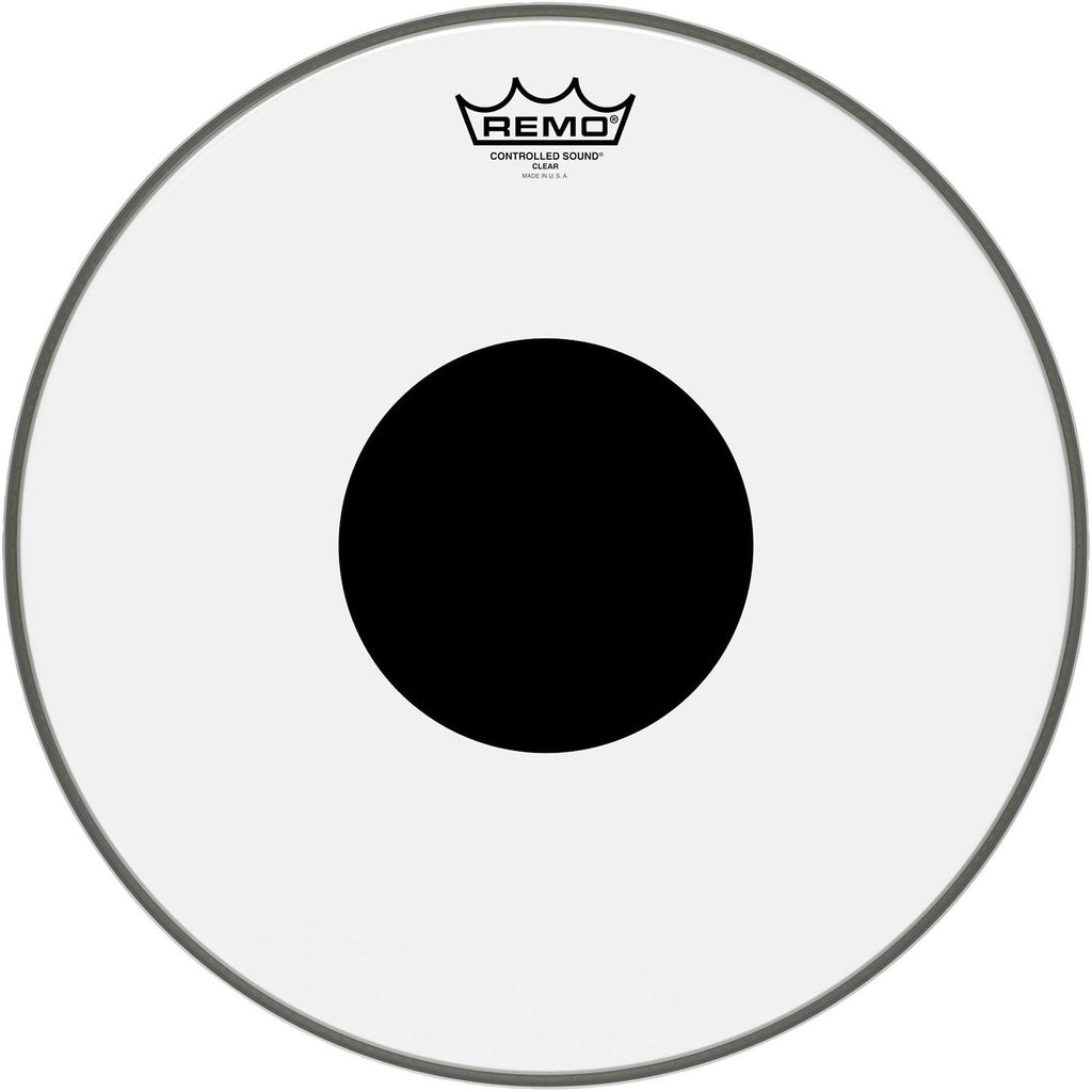 Remo Controlled Sound Black Dot Batter Head