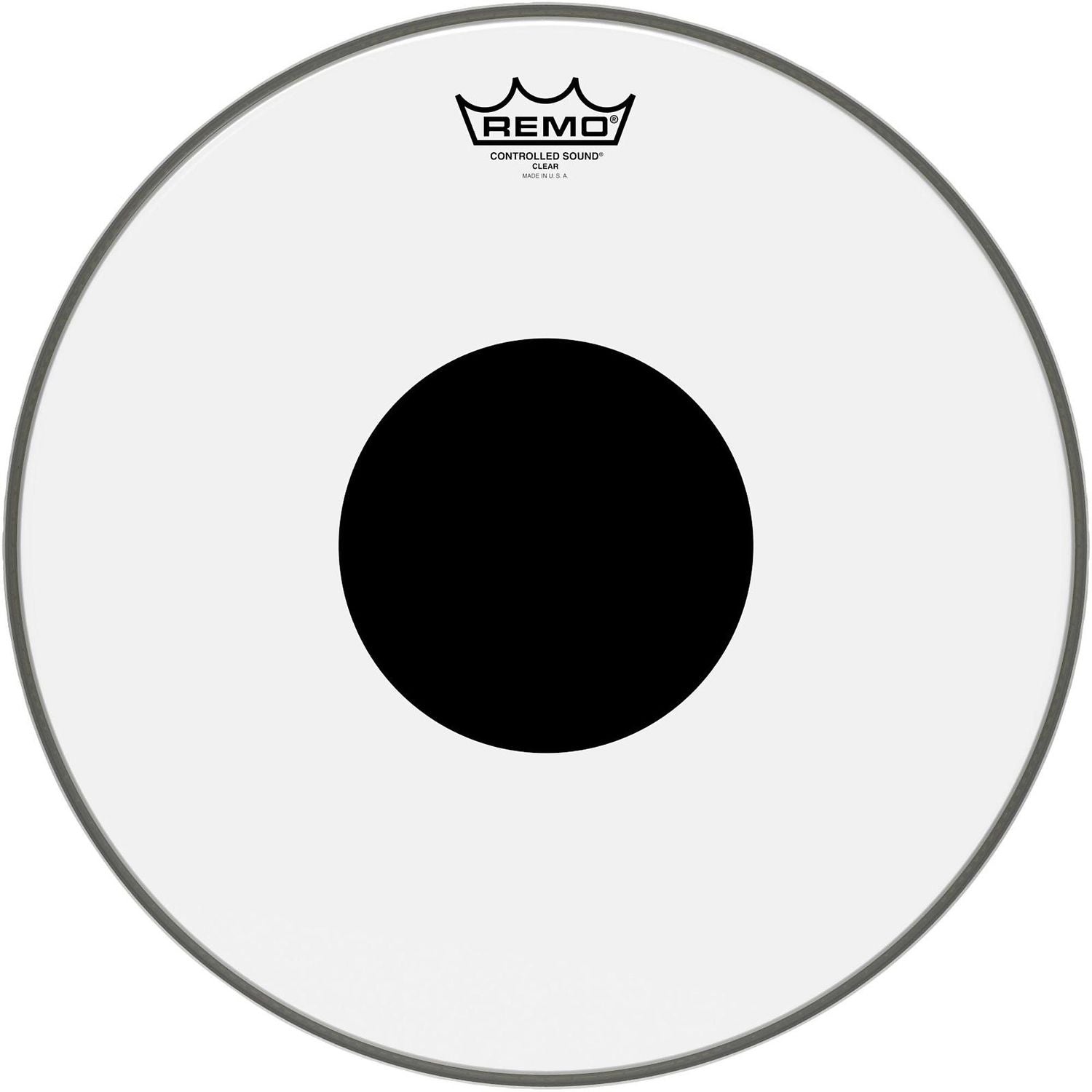 Remo Controlled Sound Black Dot Batter Head
