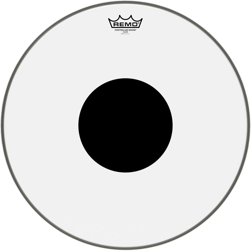 Remo Controlled Sound Black Dot Batter Head