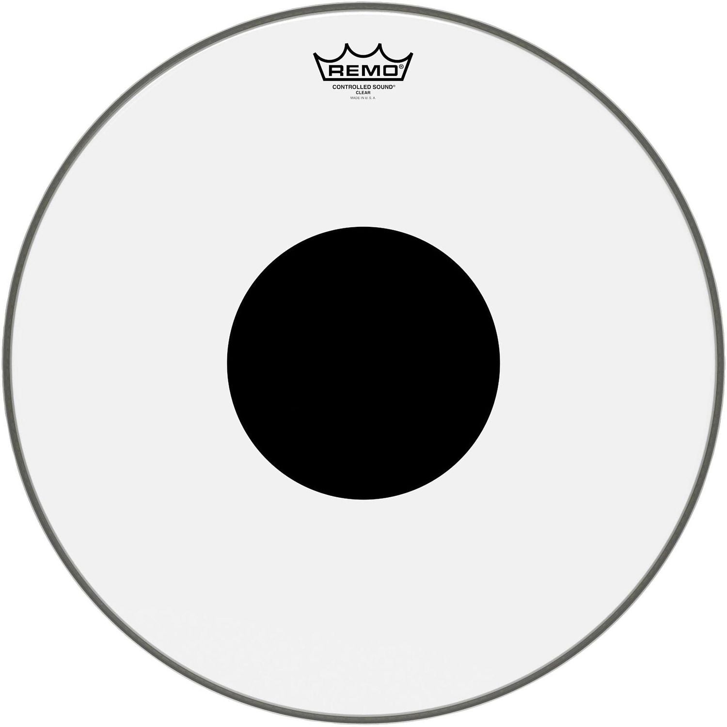 Remo Controlled Sound Black Dot Batter Head