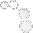 Remo Pinstripe Clear 4-Piece Tom Drum Head Pack