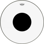 Remo Controlled Sound Clear with Black Dot Bass Drum Head