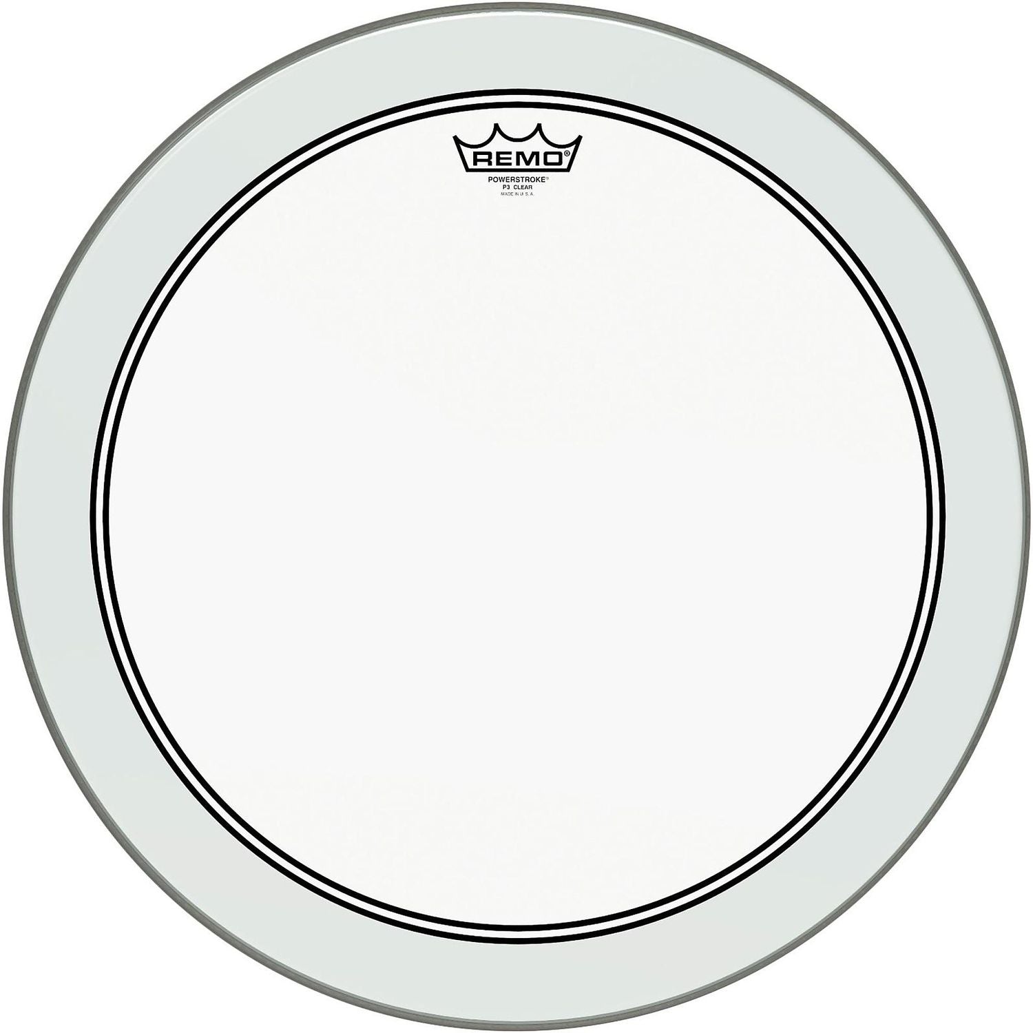 Remo Powerstroke 3 Clear Bass Drum Head With Impact Patch