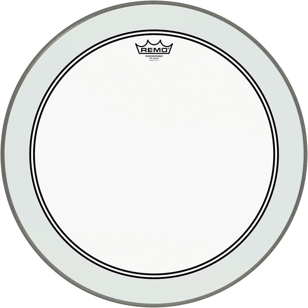 Remo Powerstroke 3 Clear Bass Drum Head With Impact Patch
