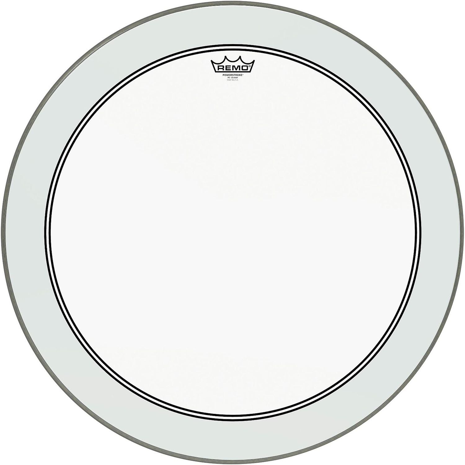Remo Powerstroke 3 Clear Bass Drum Head With Impact Patch