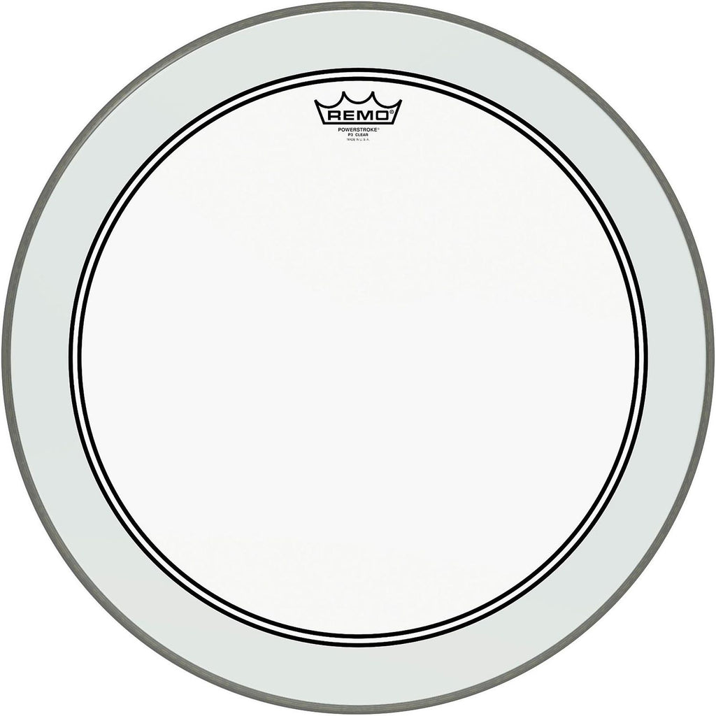 Remo Powerstroke 3 Clear Bass Drum Head With Impact Patch
