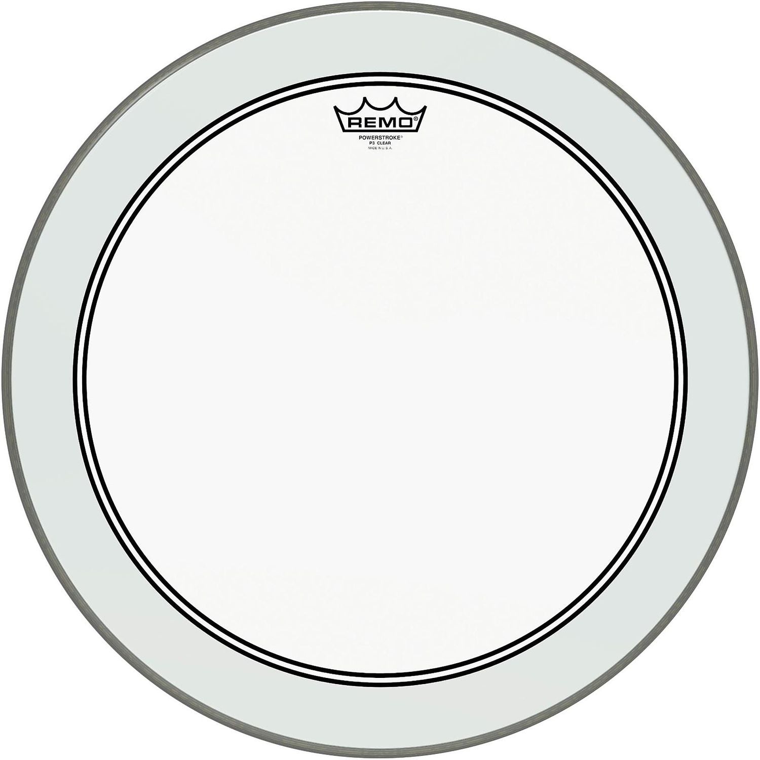 Remo Powerstroke 3 Clear Bass Drum Head With Impact Patch