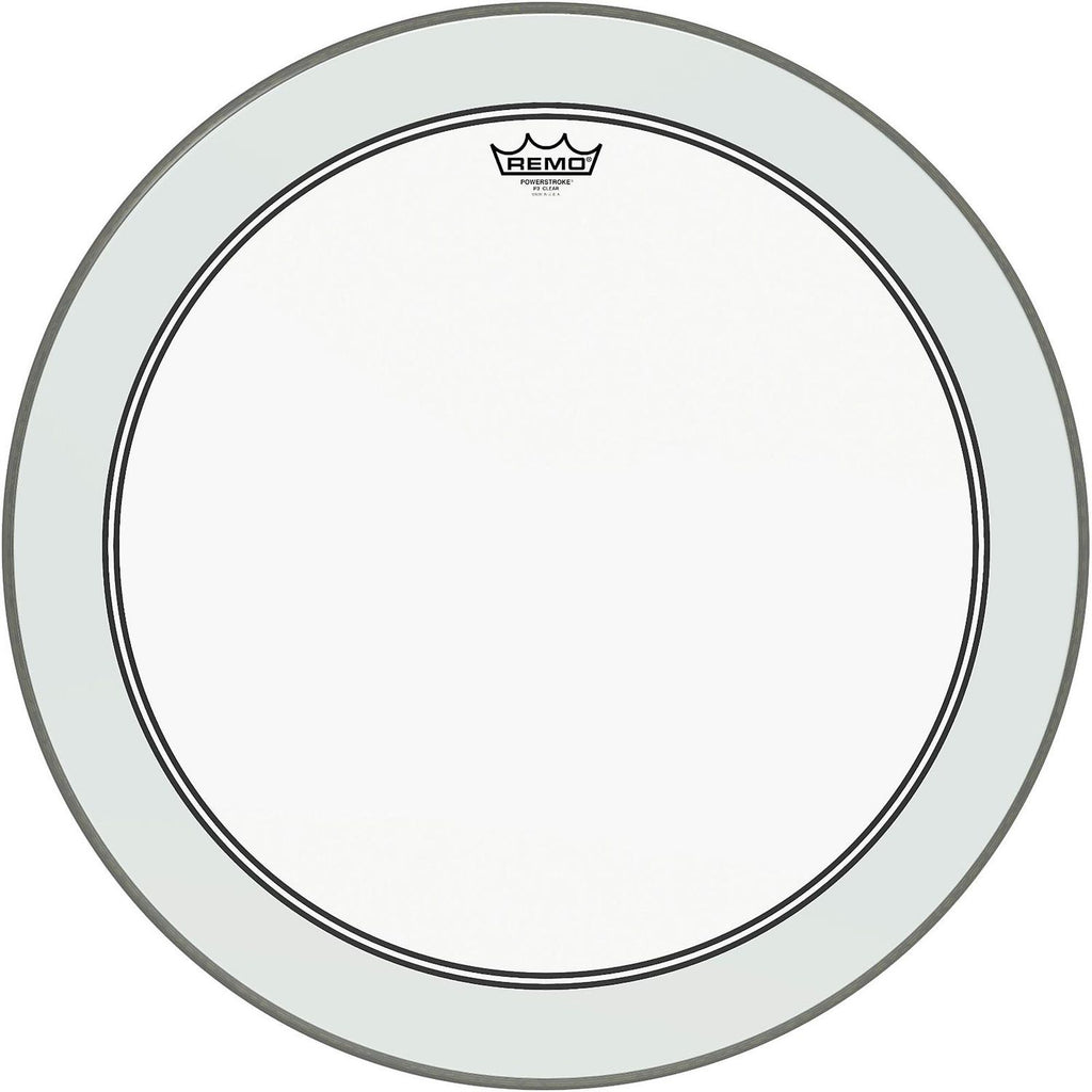 Remo Powerstroke 3 Clear Bass Drum Head With Impact Patch