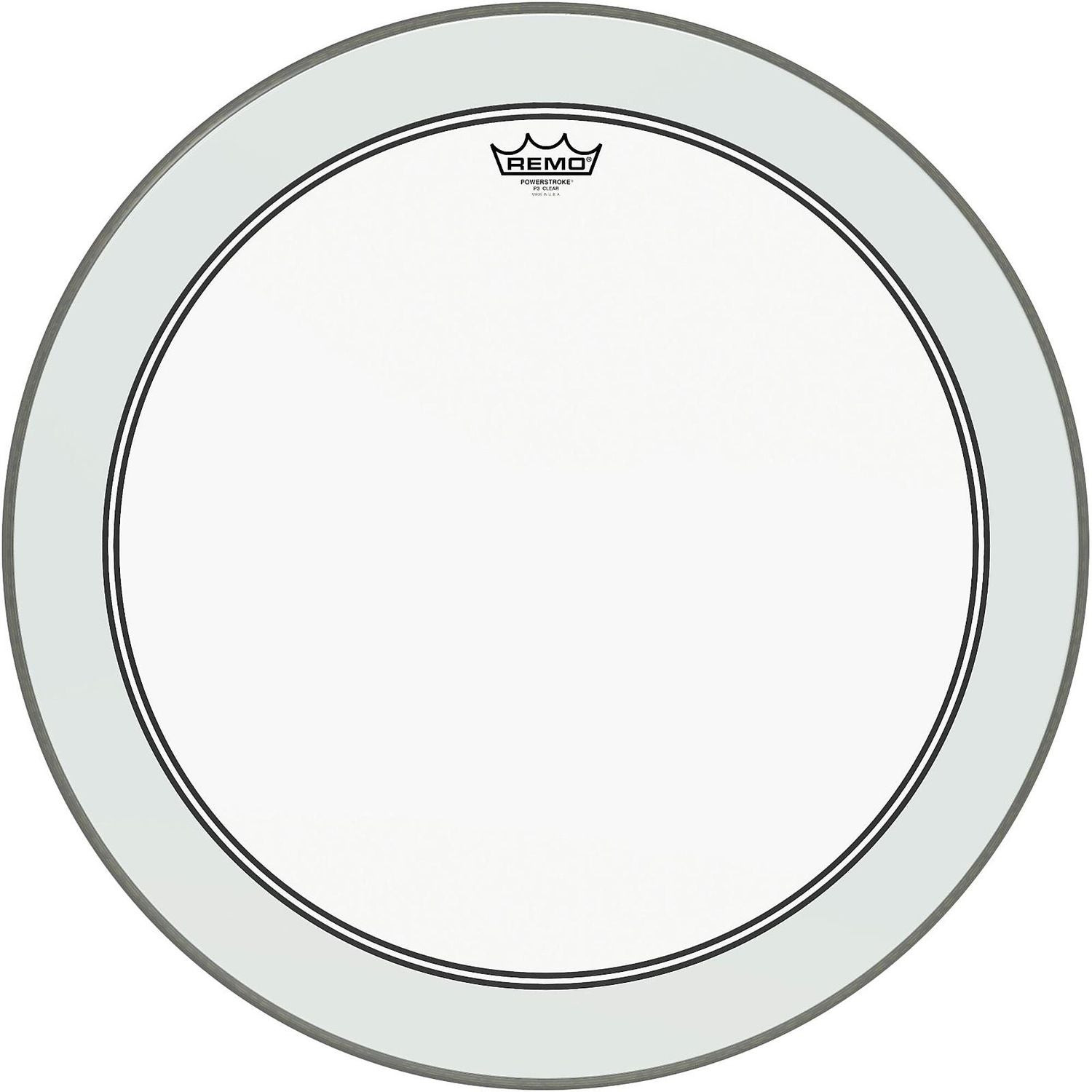 Remo Powerstroke 3 Clear Bass Drum Head With Impact Patch