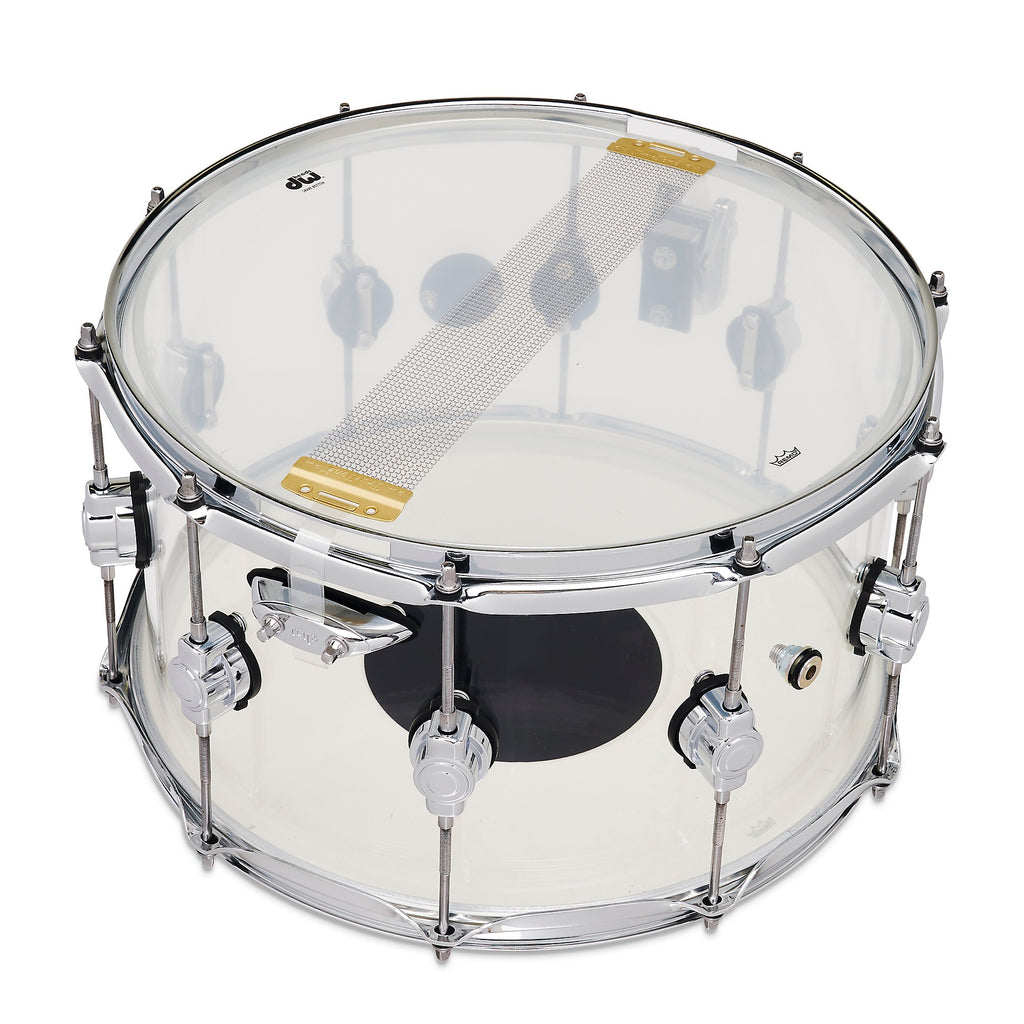 DW Design Series Acrylic Snare Drum With Chrome Hardware