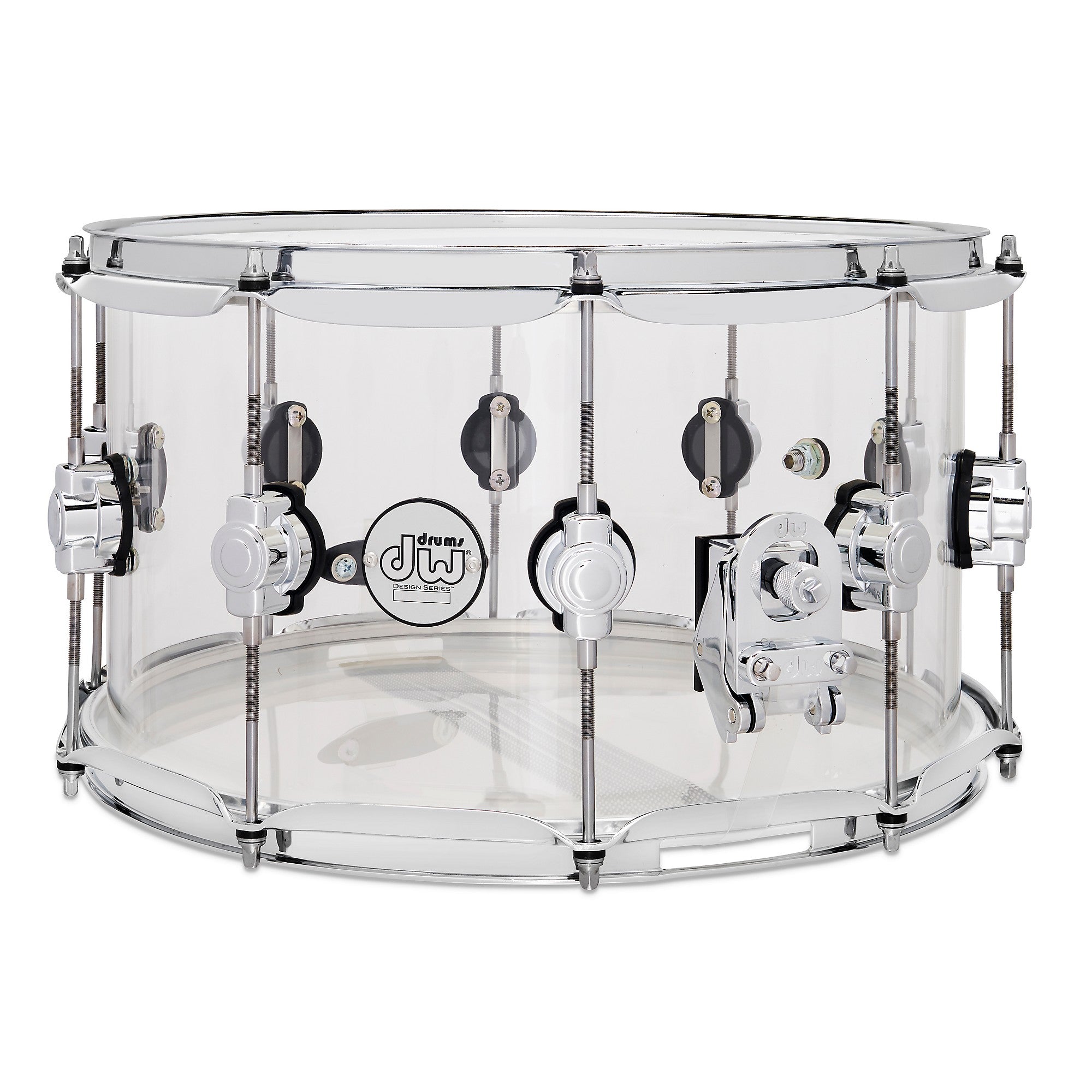 DW Design Series Acrylic Snare Drum With Chrome Hardware