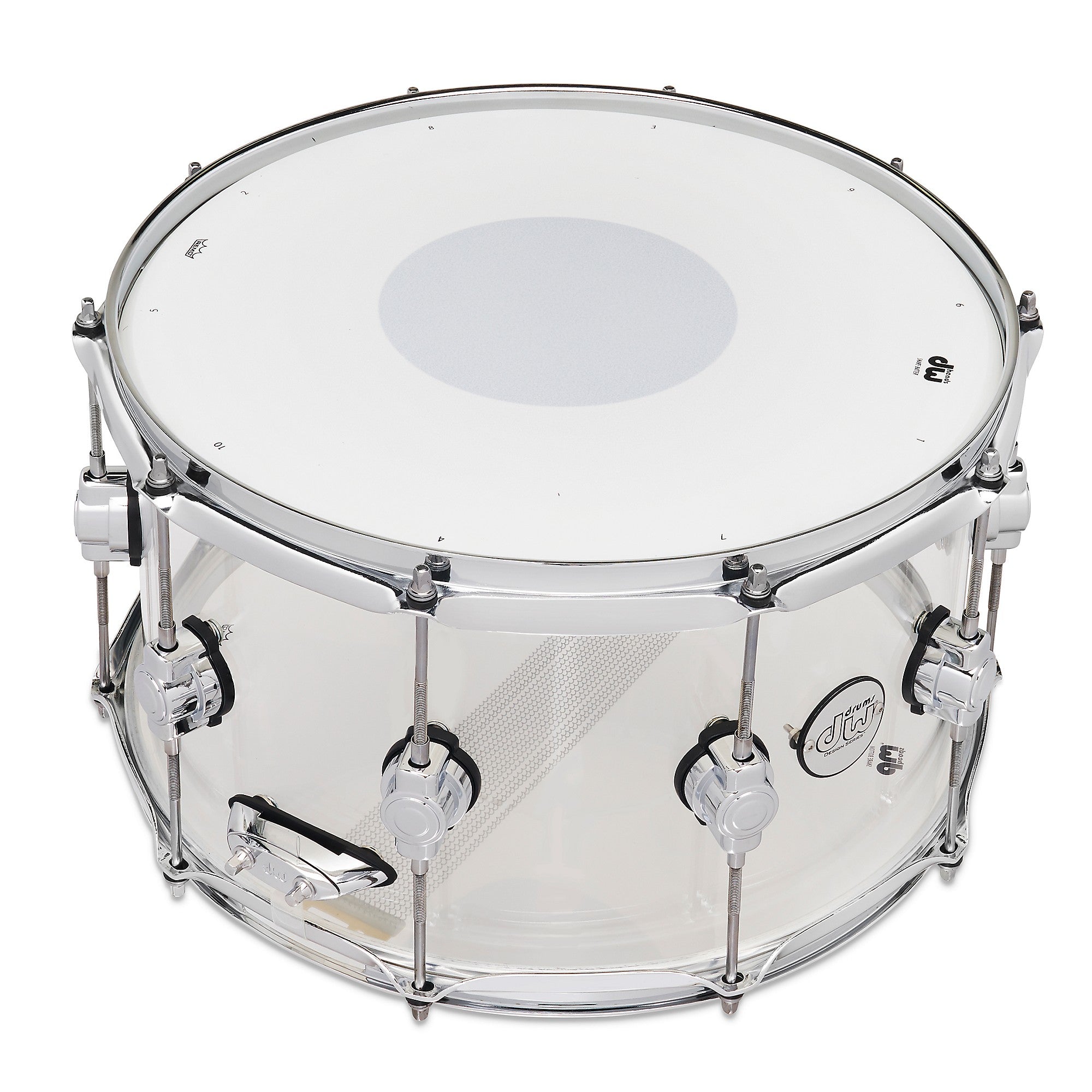 DW Design Series Acrylic Snare Drum With Chrome Hardware