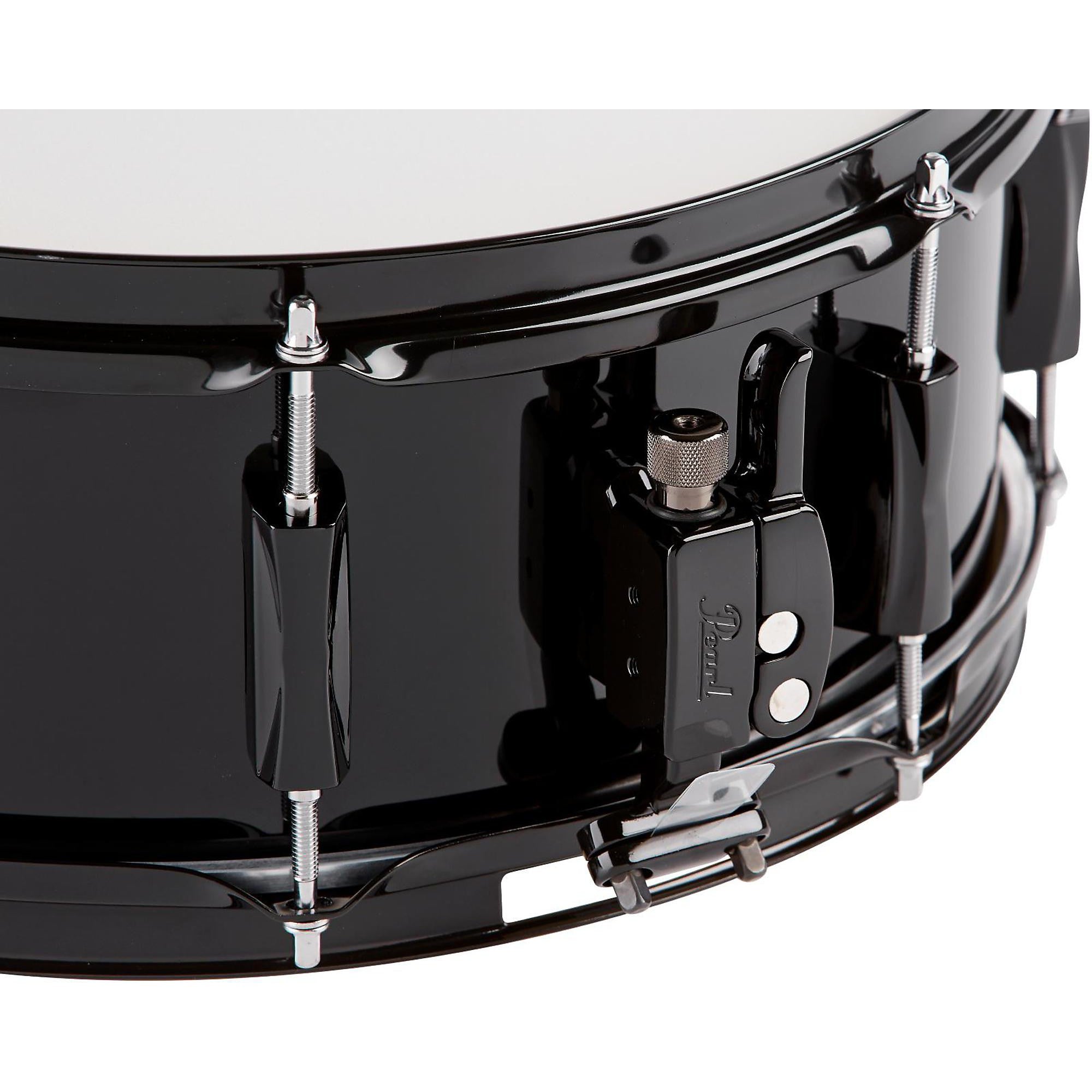 Pearl Vision Birch Snare Drum Black with Black Hardware 14x5.5