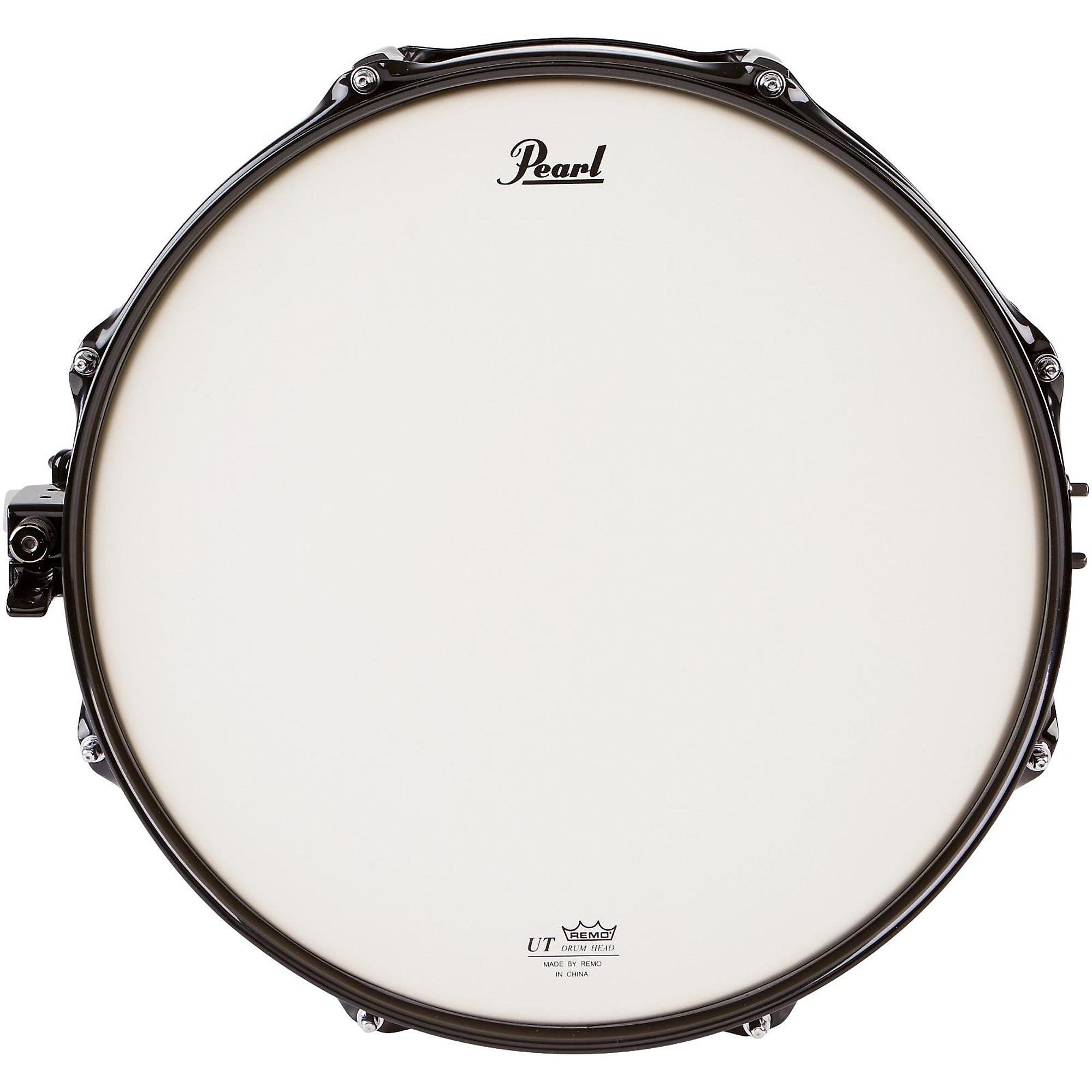 Pearl Vision Birch Snare Drum Black with Black Hardware 14x5.5
