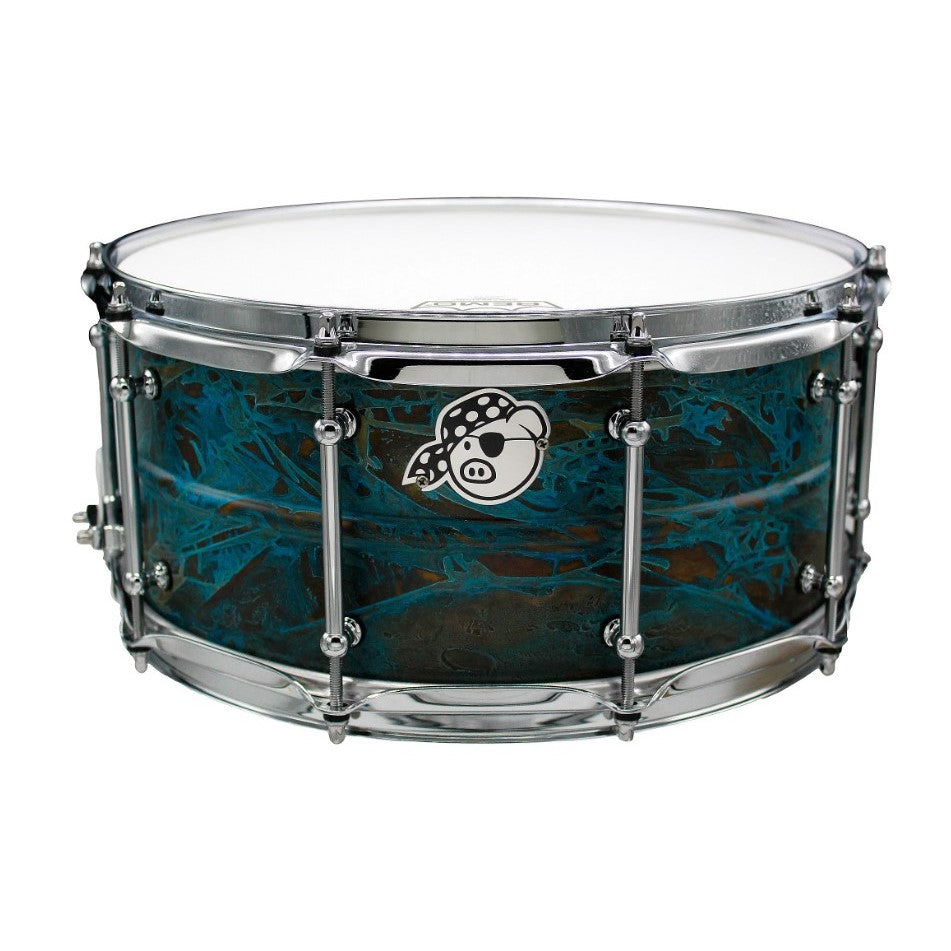 Pork Pie Patina Brass Snare Drum