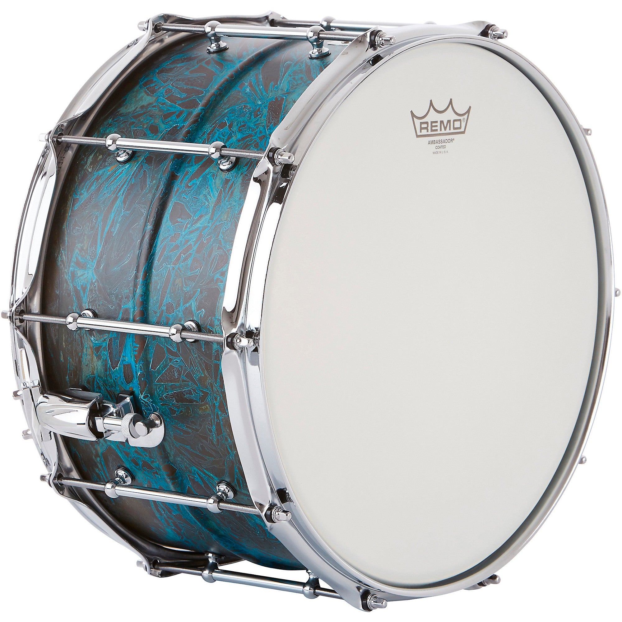 Pork Pie Patina Brass Snare Drum