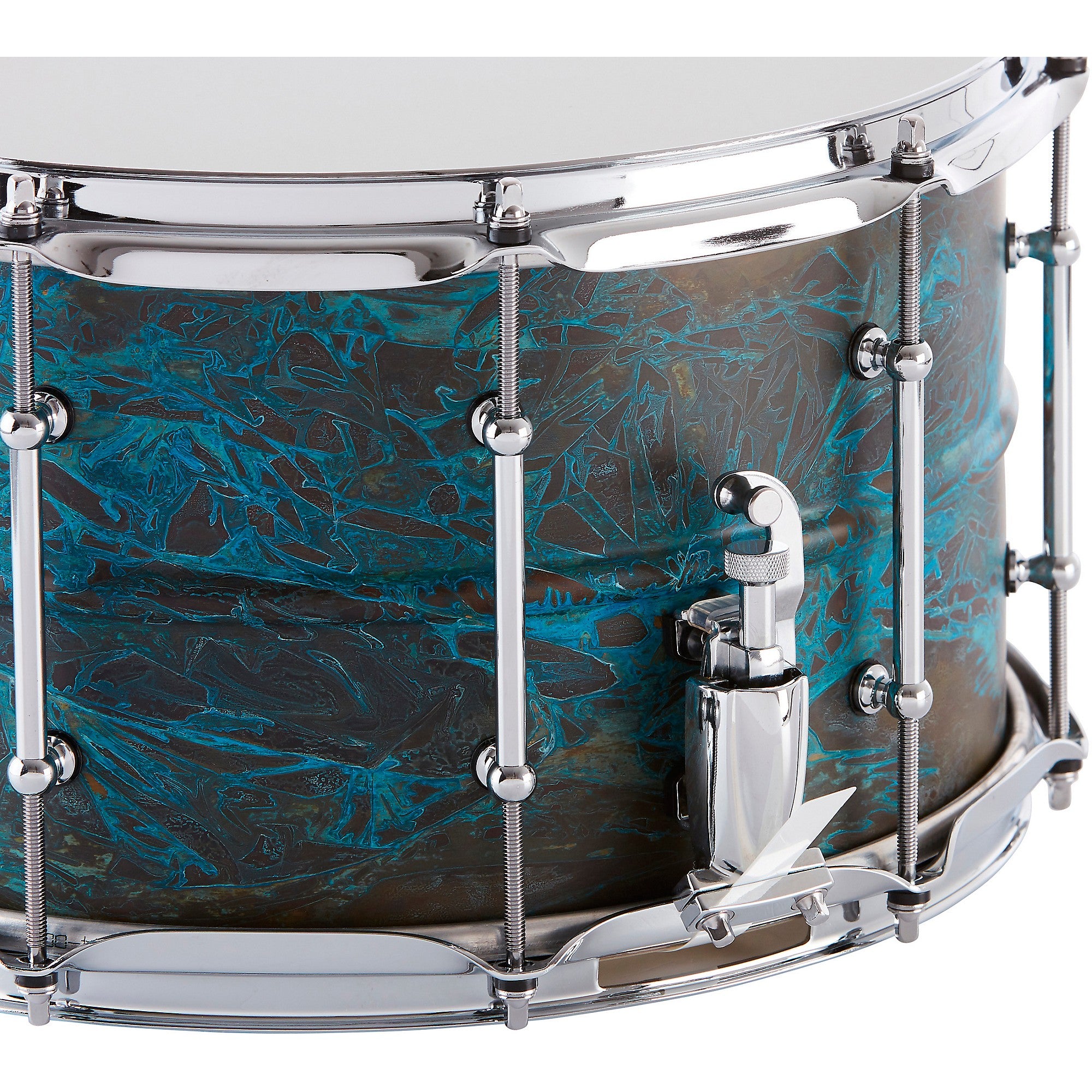 Pork Pie Patina Brass Snare Drum
